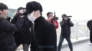 [WENGA] Suga at Incheon Airport go to US for New Years Rockin' Eve