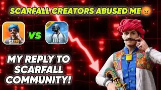 PUBG LITE CREATORS vs SCARFALL CREATORS🥶 | MY REPLY TO THIS SCARFALL CREATOR ! | REALITY OF SCARFALL