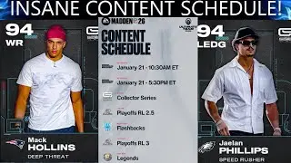 INSANE CONTENT SCHEDULE! NEW COLLECTOR SERIES DROP IS CRAZY GOOD! DO THIS NOW!