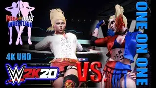 Mega Diva Wrestling 2k20: Harley Quinn vs Miss Spencer (4K UHD)