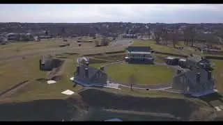 Fort Ontario Historic Site  - An Aerial View - Oswego, NY