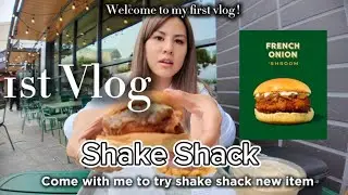 Trying Shake Shack&rsquo;s NEW Menu Items 🍔 + Walking Around SF Stonestown Galleria Mall | First Vlog