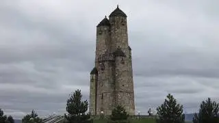25.03.2018. Ингушетия. Назрань. Мемориал Памяти и Славы. Монумент Девять Башен