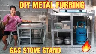 Paano Gumawa ng Metal Furring Gas Stove/Burner Stand | DIY Metal Furring Gas Stove Stand