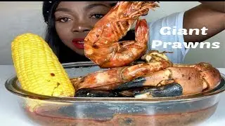 SEAFOOD BOIL MUKBANG WITH BLOVES SAUCE (CRAB CLAWS,JUMBO KING SHRIMPS, MUSSELS, CORN AND POTATOES
