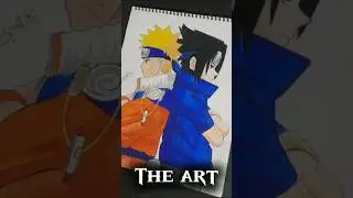 The reference vs The art 🙌#art #naruto #artist #shorts #anime #edit