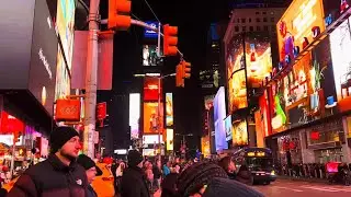 Times Square NYC:Walking Tour of the Crossroads of  the World. 