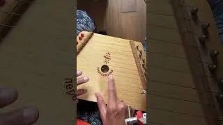 Playing with my Lap Harp Perepyolochka [ Lap Harp Perepyolochka ] [Made in Belarus] [Perepyolochka]