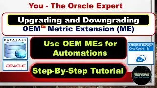 Upgrading or Downgrading OEM Metric Extension - Redeploy or Undeploy a Metric Extension
