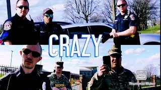 ARMED MILITARY TRESPASS WARNING! 1st AMENDMENT AUDIT FAIL! P1