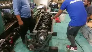 PITTINGS OF CRANKSHAFT BEARING USE IF PLASTIC GAUGE NTA855 CUMMINS ENGINE