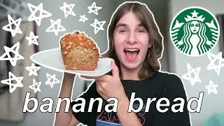 How To Make Starbucks Banana Bread!
