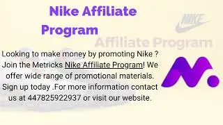 Nike Affiliate Program | Metricks
