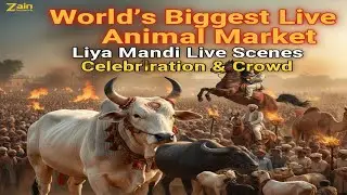 Ꮓɴ★92 is live!World&rsquo;s Biggest Live Animal Market 🐄🔥 | Liya Mandi Live Scenes & Celebration |