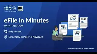 eFile at as low as $0.65/form | 1099 NEC, MISC, W2 & INT