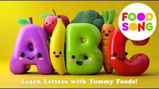 Alphabet Food Song 🍎 | ABC Song for Kids | Learn Letters with Food | Fun Nursery Rhyme for Children