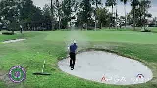 Willie Mack III on Hole 15 at the 2025 APGA Farmers Fall Series Finale