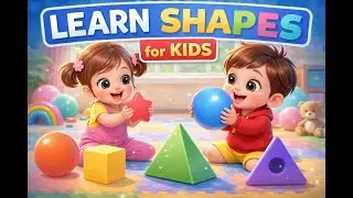 Learn Shapes for Kids | Circle, Square, Triangle, Oval & Rectangle | Fun Kids Learning