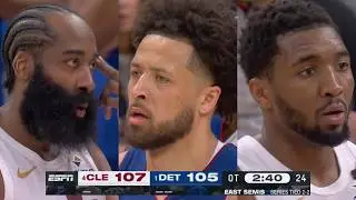 FINAL 2:40 to Cleveland Cavaliers vs Detroit Pistons OT in Game 5