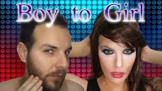 Boy to Girl Makeup - Maquillaje de Hombre a Mujer #1