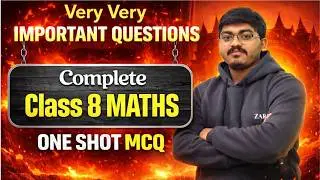 🔥JAC Board Class 8th Maths (mcq) viral  Paper  2026 Important Question 🔥 2026 Board  Class 8th🔥