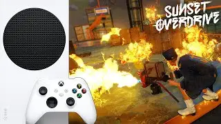 Sunset Overdrive Xbox Series S Геймплей 30 FPS