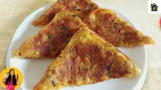 Aloo Bread Toast Recipe | Open Sandwich recipe | Spicy Aloo Sandwich | Breakfast Recipe | CookHouze