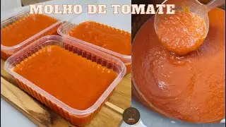 MOLHO DE TOMATE CASEIRO | pr&aacute;tico, gostoso e saud&aacute;vel!