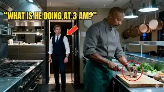 Boss Didn't Know Why the Kitchen Lights Were On at 3 AM - Until He Saw Black Chef Doing Something
