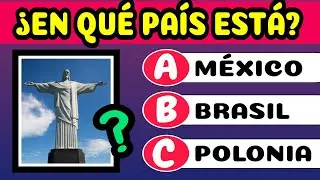 &iquest;Sabes el PA&Iacute;S de estos LUGARES? 🗺️🧠| TEST LUGARES DEL MUNDO con OPCIONES