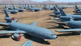 The Boneyard, the final resting place for nearly 4000 retired US military aircraft.