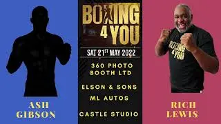 ASH GIBSON  -V-  RICH LEWIS -  LEFT JAB PROMOTIONS