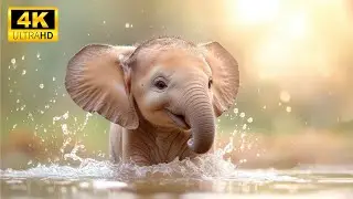 Baby Animals - Soothing Wild Scenes | 8K Nature In Its Purest Form With Relaxing Music