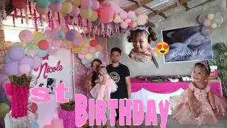 First birthday & christening decoration ideas at home |for baby girl |Pink Theme |Nmay Vlogs