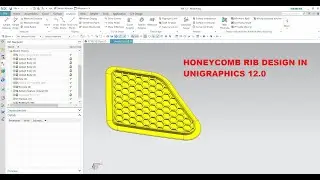 SPEAKER GRILL, HONEYCOMB RIB DESIGN FOR DOOR TRIM IN SIEMENS 12.0