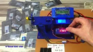 Test ESC V-Good 10A ... motor 1306 3100kv ... prop 4030 ... 3S