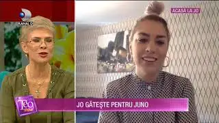 Teo Show (02.04.2020) - JO gateste pentru JUNO! Ce face toata ziua acasa si cat de fericita este?