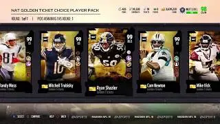 SEAN TAYLOR MUT MASTER NAT GOLDEN TICKET FANTASY PACK WHO DO I CHOOSE?