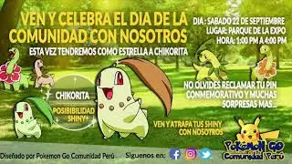 Community Day Chikorita - Per&uacute;