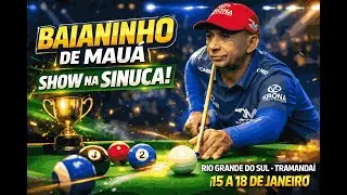 AO VIVO - TRAMANDA&Iacute; RS Baianinho #sinuca