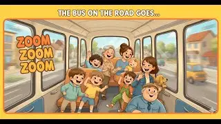 The Bus Goes Zoom Zoom Zoom! | Fun Preschool Song & Nursery Rhyme