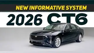 Обзор Cadillac CT 2026 года с новыми особенностями интерьера.