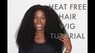 Heat Free Hair Wig Tutorial  | YoursTrulyYinka