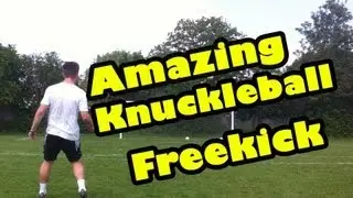 Amazing kuckleball freekick - KaRizMaFootball