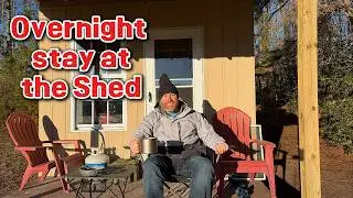 SOLO CAMPING IN A SHED | OVERNIGHT ADVENTURE AT THE CORNERSTONE FARM