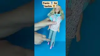 Pants with slits for Barbie 🦄 crochet