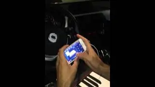 SurfRapSteph (SurfRap) making beat on IPHONE in car