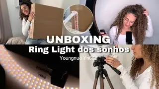 COMPREI A RING LIGHT DOS SONHOS 🤍✨ Youngnuo Yn608 🫶🏻