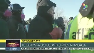 U.S., demonstrators hold anti-ICE protests in Minneapolis