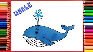 How to Draw Whale Easy